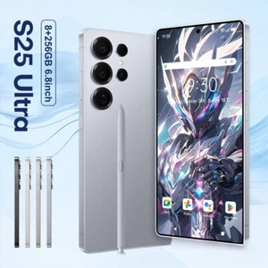S25 Ultra 6.8" Smartphone Unlocked Android 15 Dual SIM 7800mAh Cell Phone Gifts - Picture 1 of 18