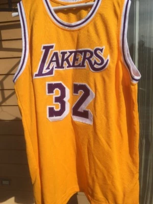 Magic Johnson Lakers Jersey Signed PSA/DNA Authenticated - Image 1 of 4