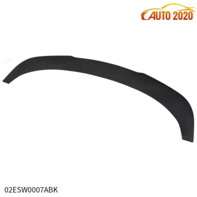 Fit For Vehicel Universal Front Bumper Lip Splitter Chin Spoiler V2 Style Black Foto 1 de 4