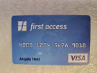 pretend fake first access visa credit card (NOT A VALID CREDIT CARD)