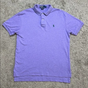Vintage POLO by RALPH LAUREN Herren Polo T-Shirt helllila Gr. S - Bild 1 von 7