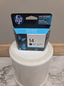 HP 14 czarny wkład atramentowy Officejet C5011D wygasł nowy - Zdjęcie 1 z 6