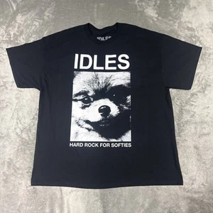 IDLES Hard Rock For Softies Camicia a Fascia Manica Corta Uomo XXL Ufficiale - Foto 1 di 7