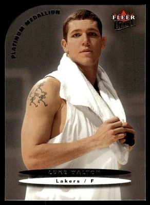 2003-04 Ultra Platinum Medallion Luke Walton 056/100 Los Angeles Lakers #193 Foto 1 de 2