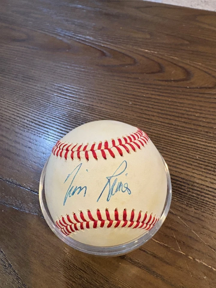 蒂姆·雷恩斯 EXPOS 签名棒球 — 第 1/1 张图片