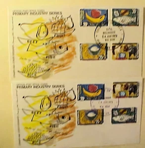 AUSTRALIA FDC 1972 #519-22 CLAREMONT C MELBOURNE CAT $ 60.00 - Picture 1 of 1