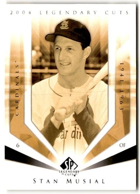 Stan Musial 2004 SP Legendary Cuts #109 St. Louis Cardinals - Image 1 of 2