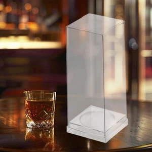 Clear Liquor Display Case Models Dustproof for Anniversary New Year Birthday - Picture 1 of 16