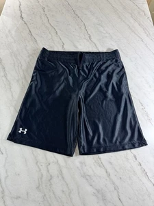 Under Armour Silky Shiny Dazzle Basketball Shorts Black Size Large Baggy - Picture 1 of 3