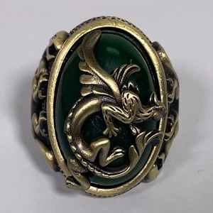 Jack Sparrow Pirates Caribbean Movie Prop Replica Jewelry Dragon Ring OS - Picture 1 of 4