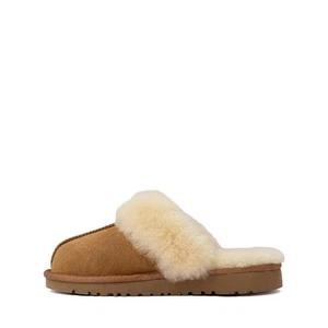 Ugg Cozy II Slipper Youth Size 11 Suede Sheepskin Chestnut  - Picture 1 of 9