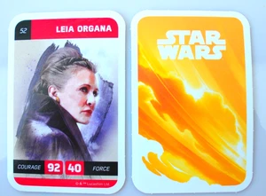 CARTE STAR WAR  LECLERC 2018  - N°52 LEIA ORGANA - Picture 1 of 1
