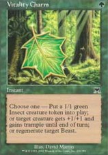 4x Vitality Charm MTG Onslaught NM Magic Regular