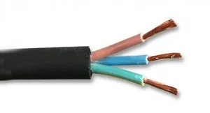 Cavo di rete COPERTO IN GOMMA, rotondo, 3 x 1,5 mm² (15AWG) 15amp, 3183RDB - Foto 1 di 1