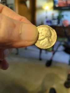 ERROR 1977 D JEFFERSON NICKEL, MINT BLOB, ANNEALING??? CIRC. - Picture 1 of 8