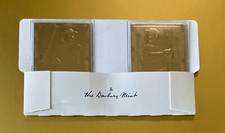 Babe Ruth & Lou Gehrig Danbury Mint 22kt Limited Edition Gold Cards