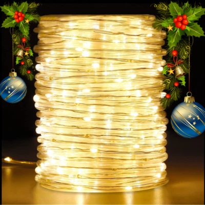 Solar String Lights 50-300 LED Outdoor Garden Party Christmas Fairy Lamp Decor - Image 1 of 4
