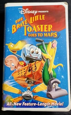The Brave Little Toaster Goes to Mars VHS 1998 Toaster Lampy Radio Kirby Blanky - Image 1 of 3