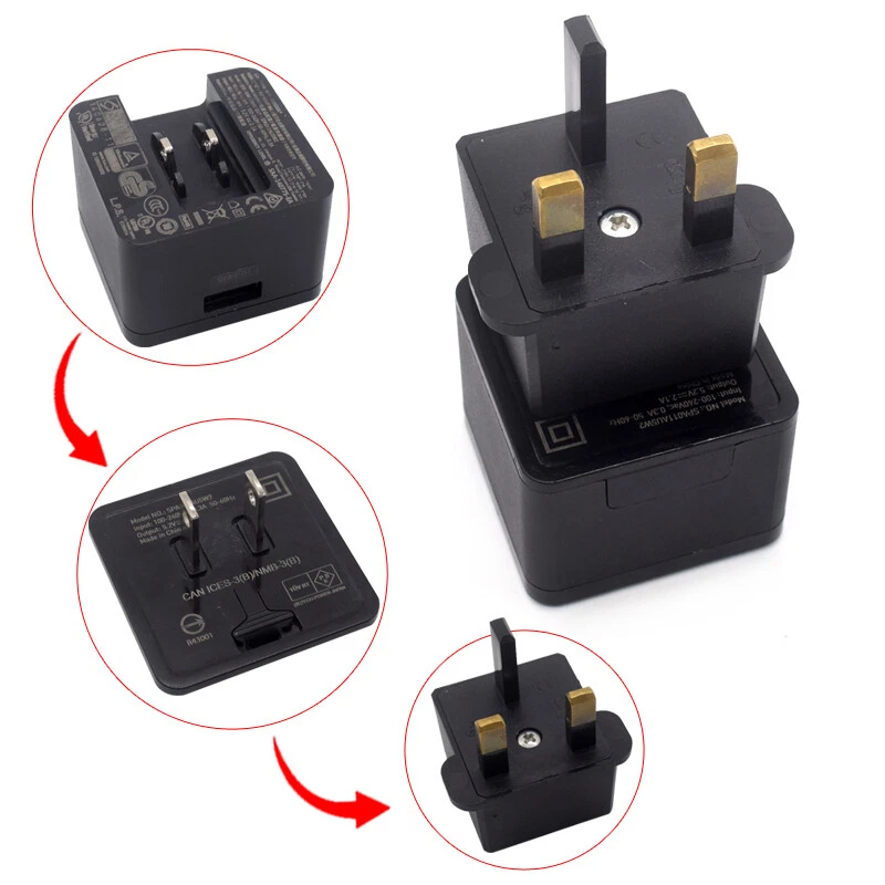 Shield Tablet SPA011AU5W2 USB Wall Charger Power Supply + UK Plug Nvidia  - Image 1 of 1