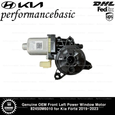 Motor de ventana eléctrica delantera izquierda original OEM 82450M6010 para Kia Forte 2019-2023 Foto 1 de 3
