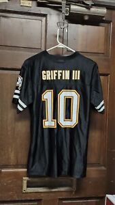 Robert Griffin III RG3 #10 Washington Redskins Black Jersey YOUTH XL 16-18