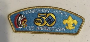 BSA Boy Scout Patch Piankeshaw Council CSP 1980 50th Cub anniversary - Picture 1 of 1