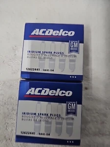 (8)NEW GENUINE GM ACDelco Iridium Spark Plugs 41-114 12622441 2 Sets Of 4 - Picture 1 of 5