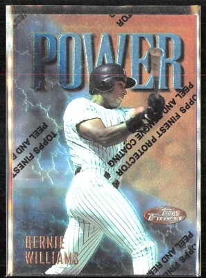 1997 Topps Finest Power W/ Coating #45 Bernie Williams New York Yankees! - Image 1 of 2