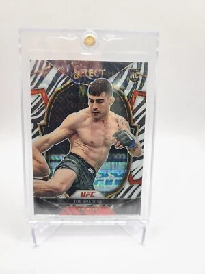 2023 Panini Select UFC No. 76 Joe Solecki Concourse RC Zebra Case Hit SSP - Image 1 of 2