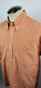 Camisa The Territory Ahead para Hombre Naranja Mangas Largas con Botones Talla Mediana Informal  - Imagen 1 de 9