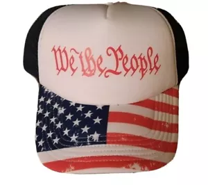 We The People US Flagge Netz Trucker Mütze - Bild 1 von 5