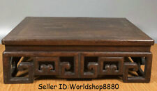 14" Antique Chinese Huanghuali Wood Carving Dynasty Table Desk antique furniture