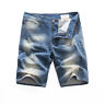 Size 32-44 FOX JEANS Men's Julian Casual Blue Denim Shorts