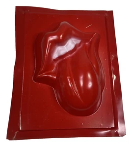 Rolling Stones ~Rare Vintage~ 1970's Plastic Mold Tongue Art 22x21 - Picture 1 of 6