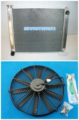 3 Row Aluminum Radiator + Fan For Nissan 300ZX Z32 turbo 1989-1997 96 95 94 MT  - Image 1 of 4