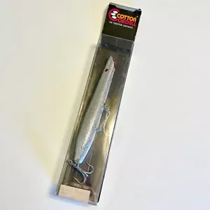 Cotton Cordell Vtg Pencil Popper Fishing Lure 6" C6604 Chrome Black New in Box - Picture 1 of 5