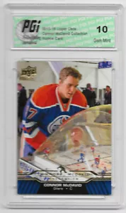 Connor McDavid 2015-16 Upper Deck Collection #CM-6 Rookie Card PGI 10 Oilers - Picture 1 of 1