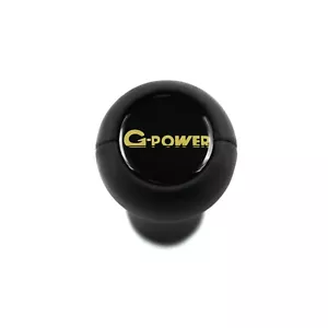 BMW G Power Leather Shift Knob 4 5 6 Speed E21 E23 E24 E28 E30 E34 E36 E46 Z3 Z4 - Foto 1 di 5