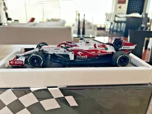Minichamps F1 1:18 K. Raikkonen Alfa Romeo C41 Final Race Abu Dhabi 2021, Rare! - Picture 1 of 23