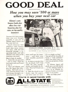 1959 Allstate Insurance: Good Deal Vintage Print Ad - Bild 1 von 1