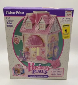 Fisher Price Precious Places Pink Slippers Ballet Studio 1988 5153 - New in Box - Picture 1 of 13