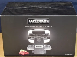 Waring Belgian Waffle Maker WMK200 New Old Stock Still In Sealed Box - Picture 1 of 6