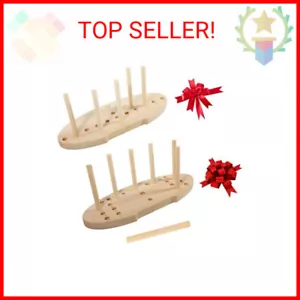 Bow Maker for Ribbon, Holiday Wreaths,Wooden Wreath Bow Maker Tool for Creating - Picture 1 of 2