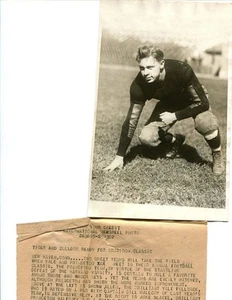 11-10-1924 Jake Slagel Princeton mezzo retro tipo 1 foto originale a_178 - Foto 1 di 2