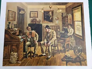 Lee Dubin Artist Proof Litografia Avvocato Visita 1/75 - Foto 1 di 5