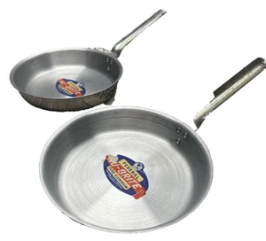 "Paar NOS Aluminium Bratpfanne Federal Nu-Brite KOCHGESCHIRR Pittsburgh USA Vintage 9,5"" - Bild 1 von 7