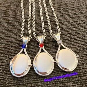 H2O Just Add Water Cute MINI Lockets Rhodium Plated Rolo Chain Necklace Mermaid - Picture 1 of 4