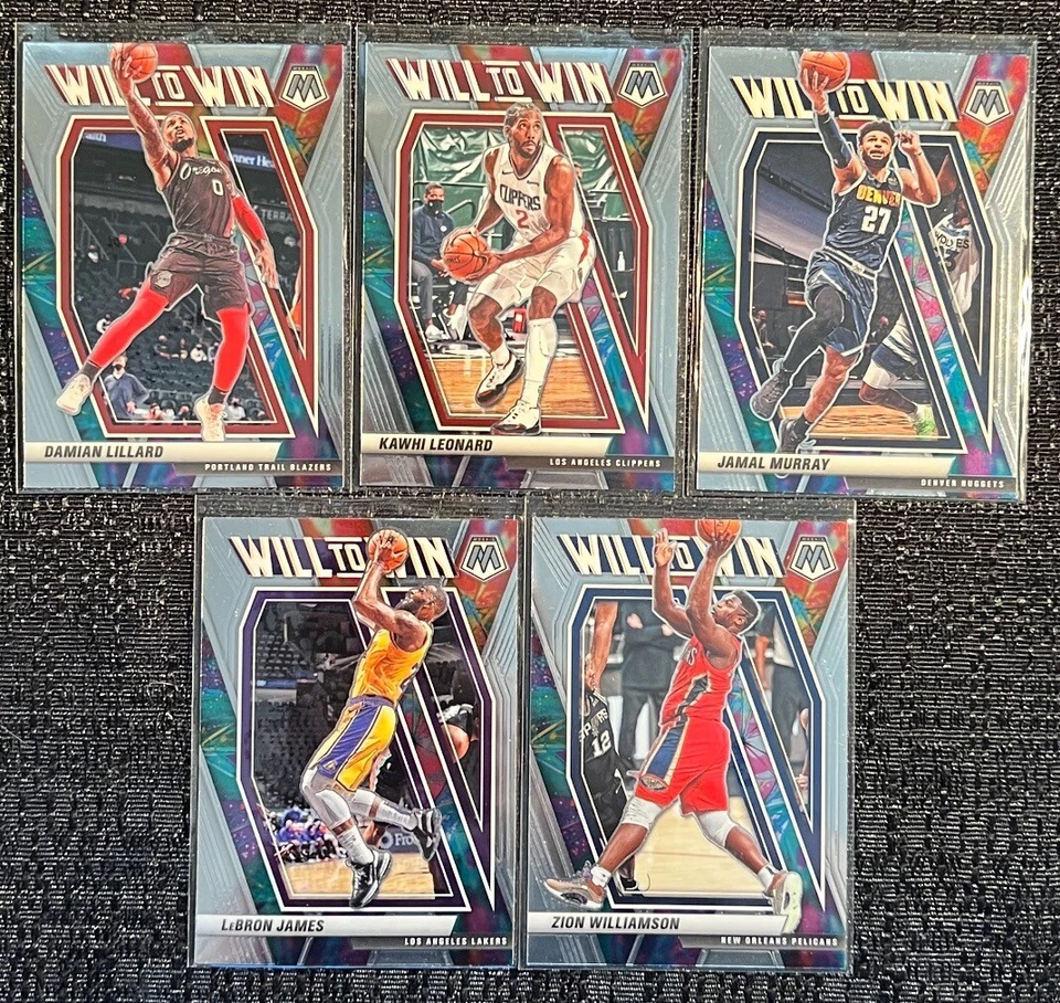 2020-21 Panini Mosaic WILL TO WIN Complete Your Set You Pick Basketball Card - Image 1 of 1