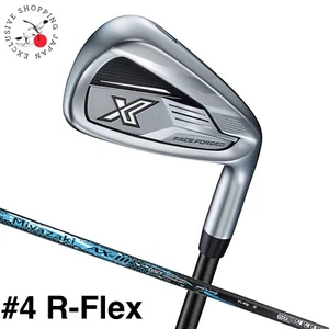 Dunlop Golf XXIO X eks Iron Club #4 R Flex Miyazaki AX-3 Graphite Shaft Men MTO - Picture 1 of 16