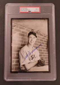 Rare TED WILLIAMS Signed 5x7 G. Burke Photo Postcard-HOF-BOSTON RED SOX-PSA 9 - Picture 1 of 9